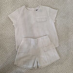 Belati Tan And White Set